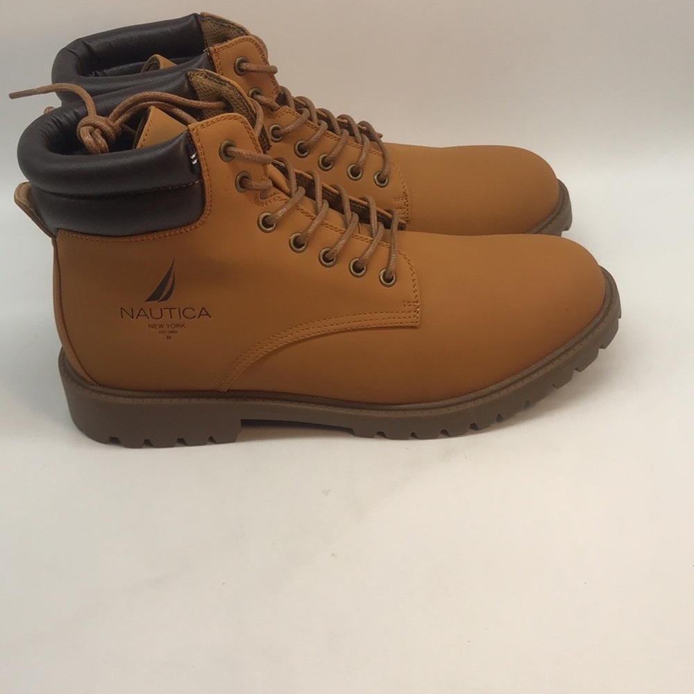 Nautical Menś Tan Pratt Combat Boot Size 11 - Picture 11 of 14
